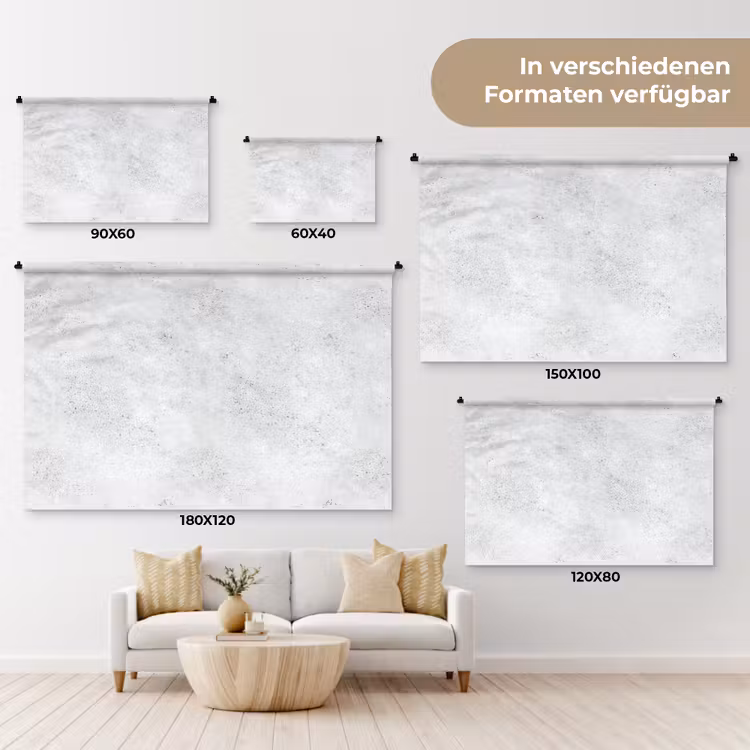 Lichtgrijs - Betonstructuur - Subtiel Wandkleed katoen klein 269 -tsfeer8_DE