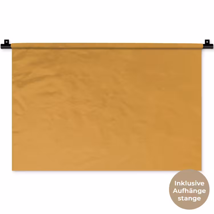 Autumn - Mustard - Geel Wandkleed katoen klein 269 -t3d_DE