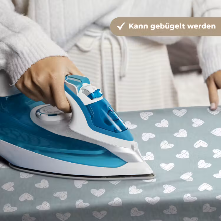 Hartjes - Blauw - Patroon - Strepen Wandkleed katoen klein 269 -tsfeer9_DE