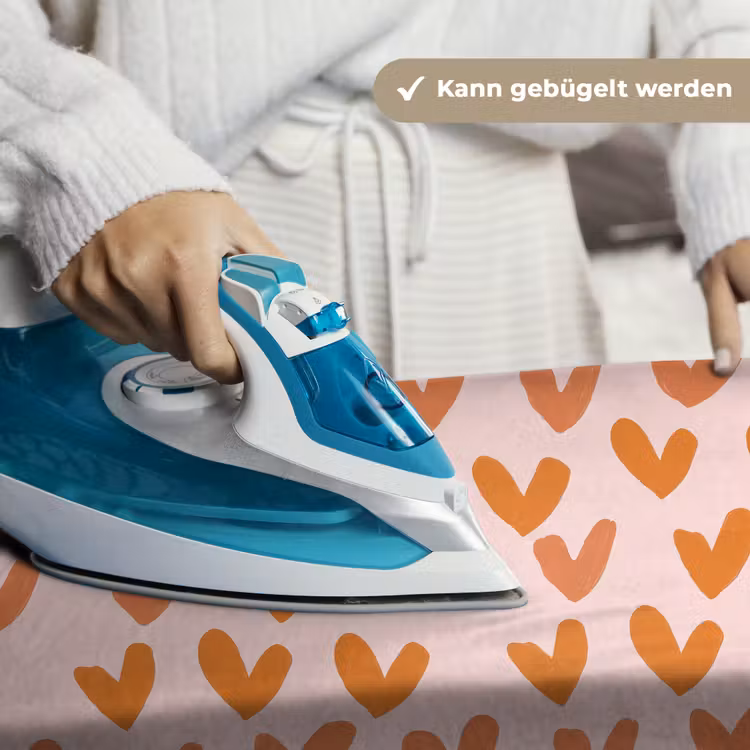 Hartjes - Getekend - Oranje Wandkleed katoen klein 269 -tsfeer9_DE