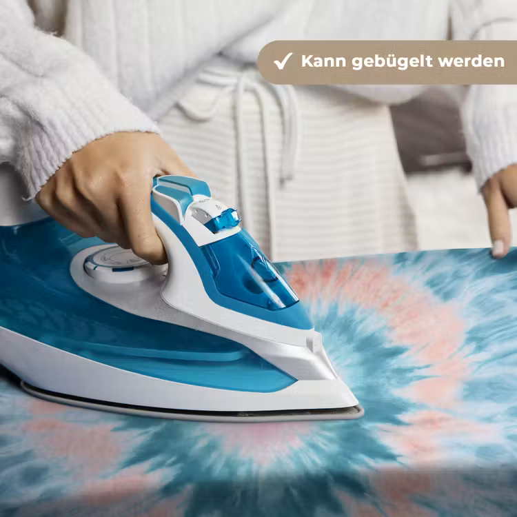 Hartvormig - Tie dye - Pasteltinten - Lichtgroen Wandkleed katoen klein -tsfeer9_DE