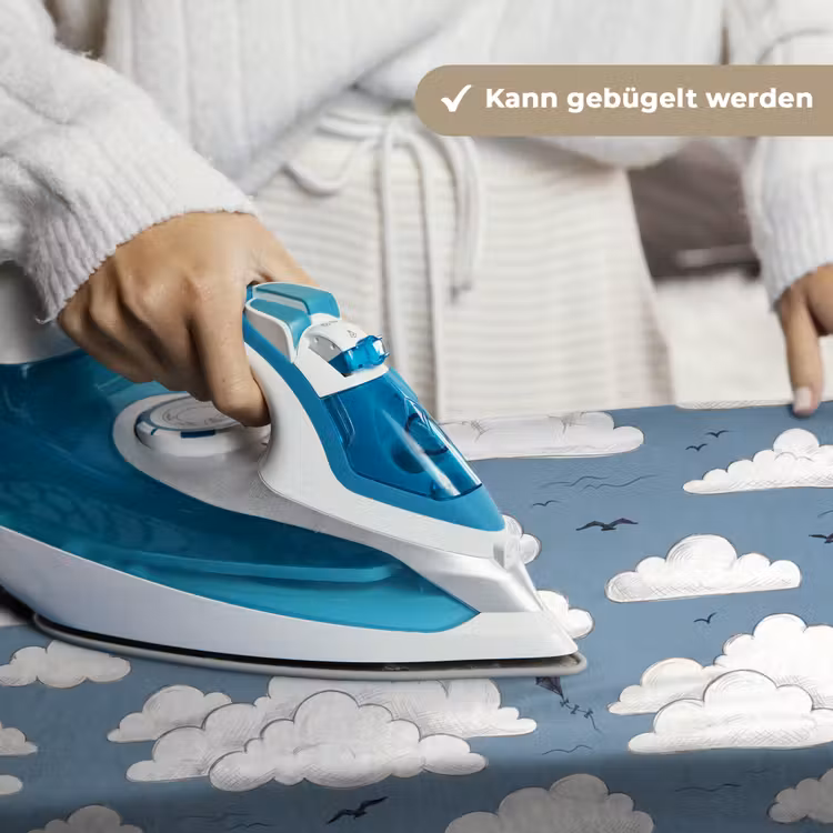 Lucht - Zon - Wolken - Natuur - Blauw Wandkleed katoen klein -tsfeer9_DE