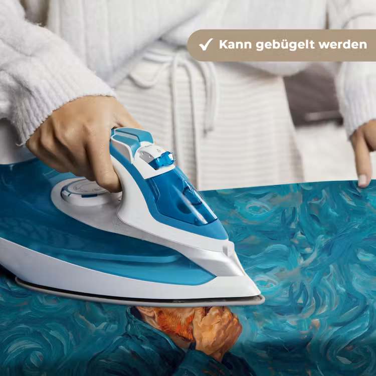 Portret - Klassiek - Blauw Wandkleed katoen klein -tsfeer9_DE