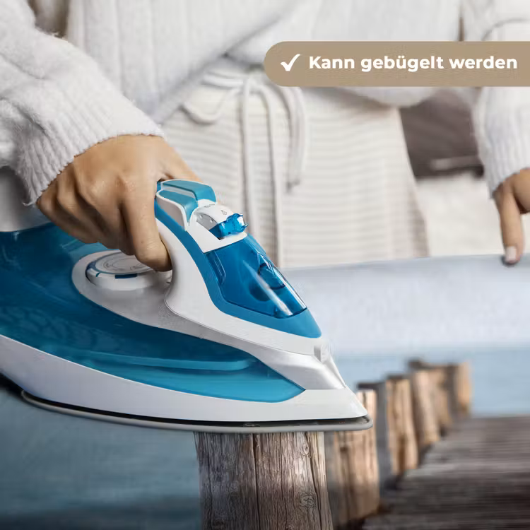 Houten steiger - Helderblauwe lucht Wandkleed katoen klein -tsfeer9_DE