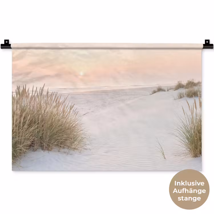 Horizon - Duinlandschap - Zand Wandkleed katoen klein -t3d_DE