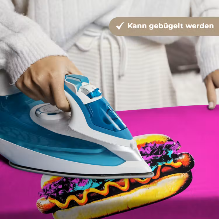 Hotdog - Roze - Retro Wandkleed katoen klein -tsfeer9_DE