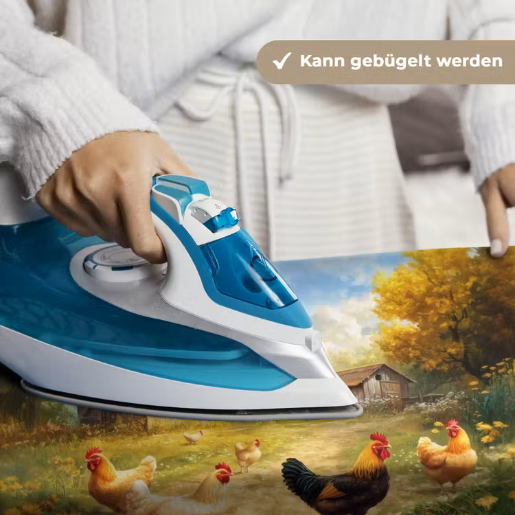 Kippen - Landelijke rust - Natuur Wandkleed katoen klein -tsfeer9_DE