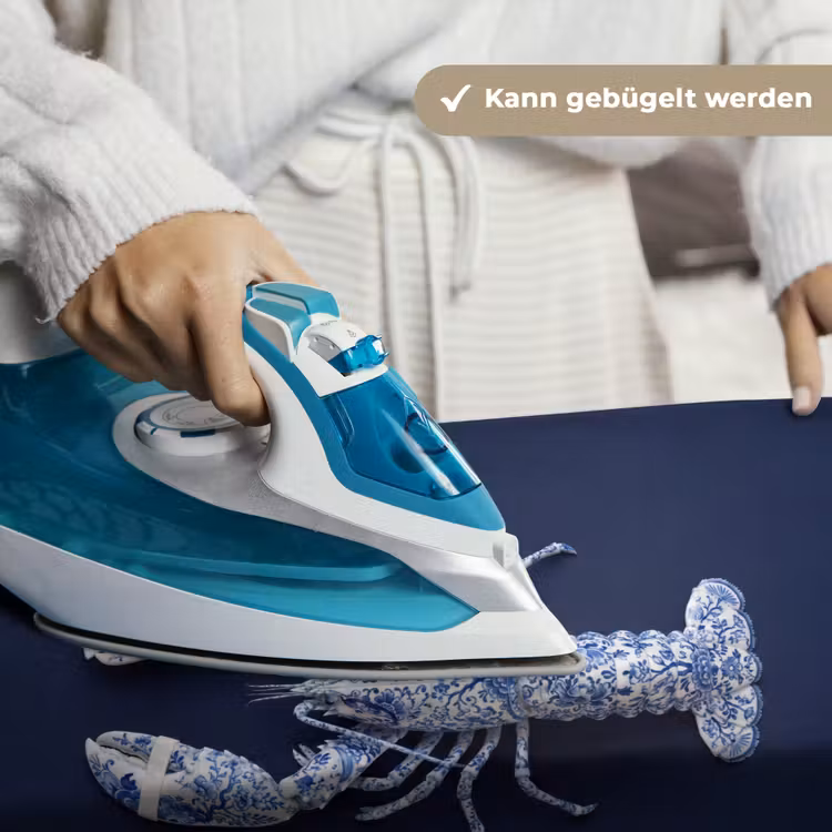 Kreeft - Porselein - Delfts - Blauw Wandkleed katoen klein -tsfeer9_DE