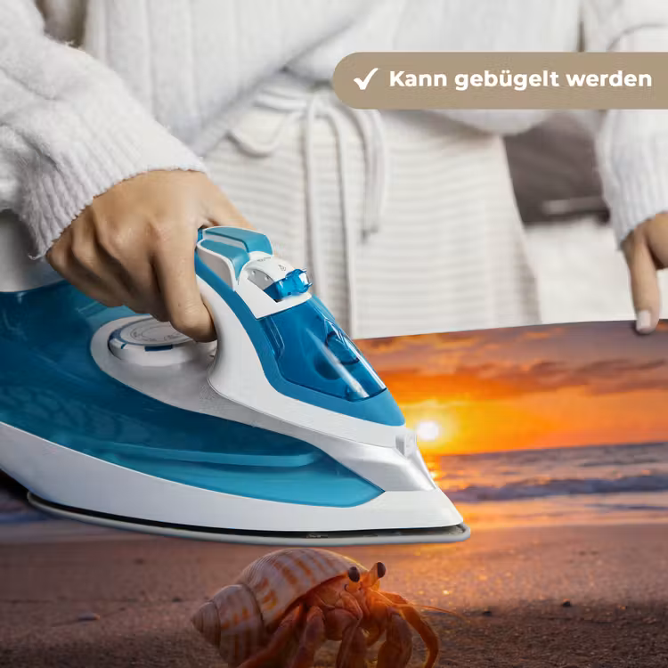 Kreeft - Strand - Natuur - Zonsondergang - Oranje Wandkleed katoen klein -tsfeer9_DE