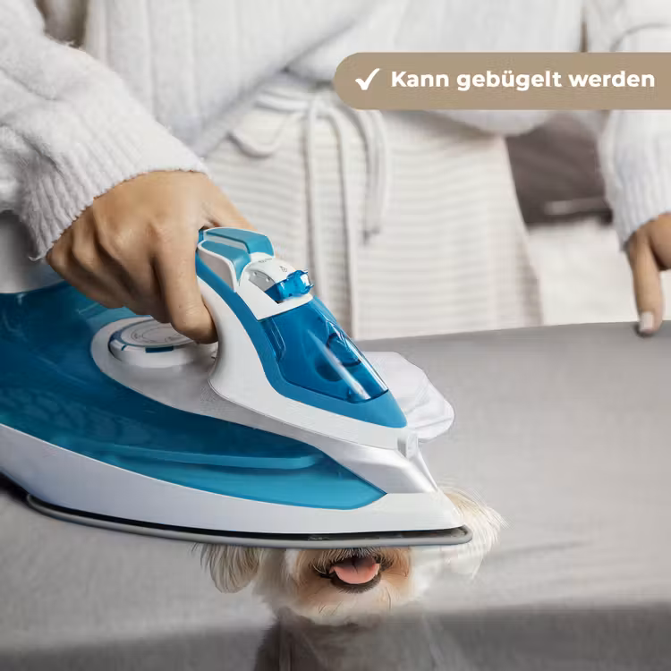 Hond - Wit - Kok Wandkleed katoen klein -tsfeer9_DE