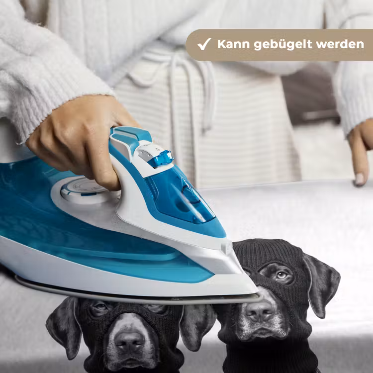 Honden - Bivakmuts - Zwart - wit Wandkleed katoen klein -tsfeer9_DE