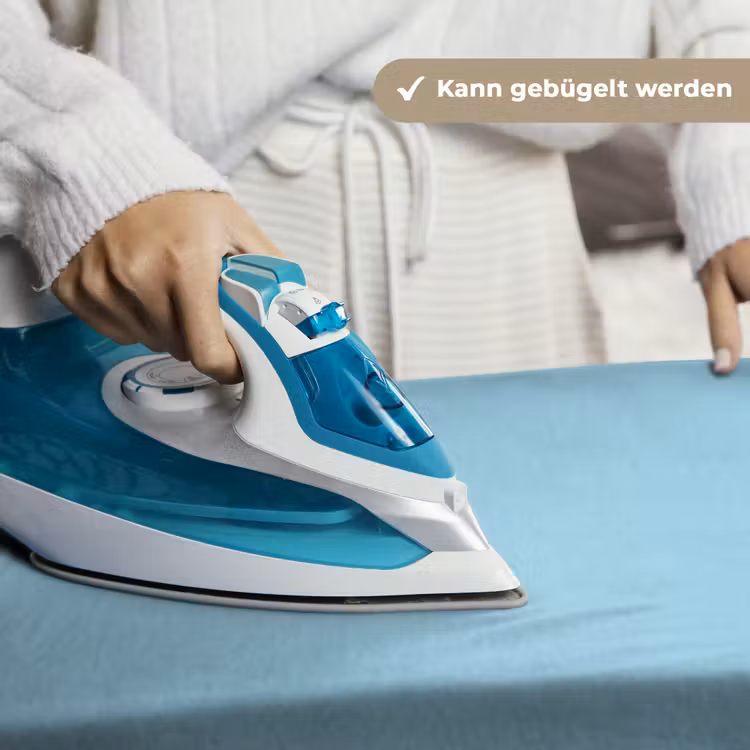 Ice - Blue - Blauw Wandkleed katoen klein 269 -tsfeer9_DE