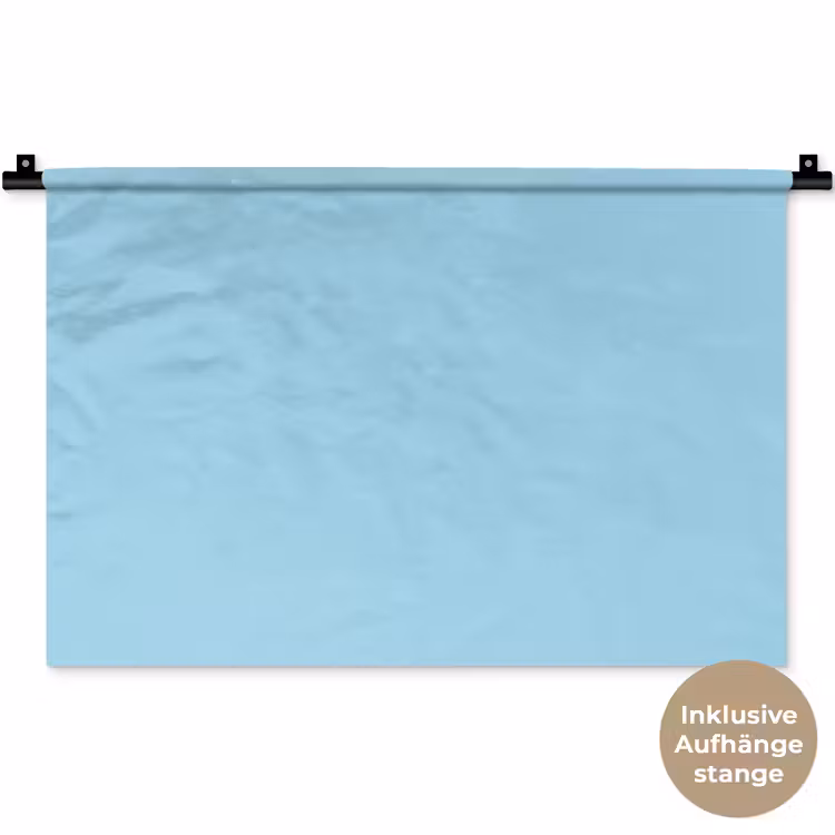 Ice - Blue - Blauw Wandkleed katoen klein 269 -t3d_DE