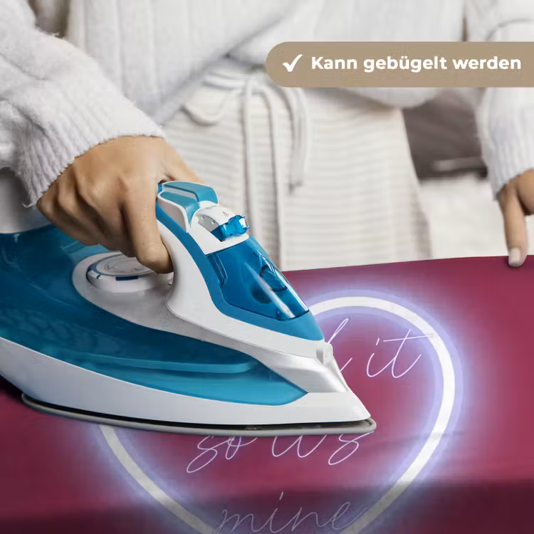 I liked it so it's mine - Neon hart - Roze Wandkleed katoen klein -tsfeer9_DE