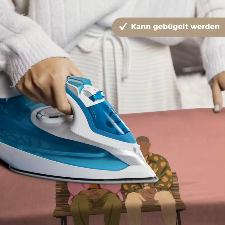 Illustratie - Bankje - Personen - Minimalistisch Wandkleed katoen klein -tsfeer9_DE