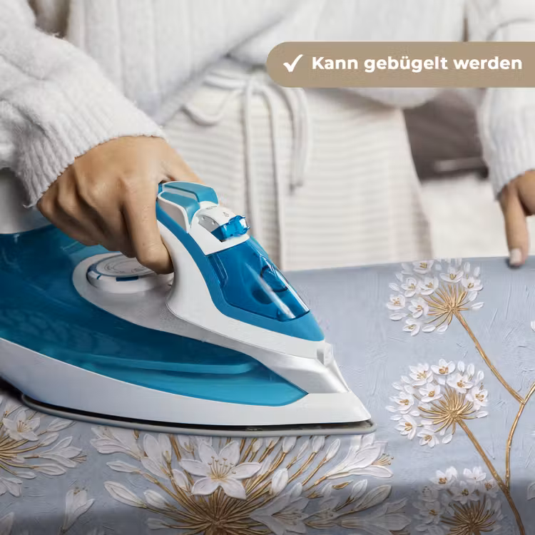 Illustratie - Bloemen - Blauw Wandkleed katoen klein -tsfeer9_DE
