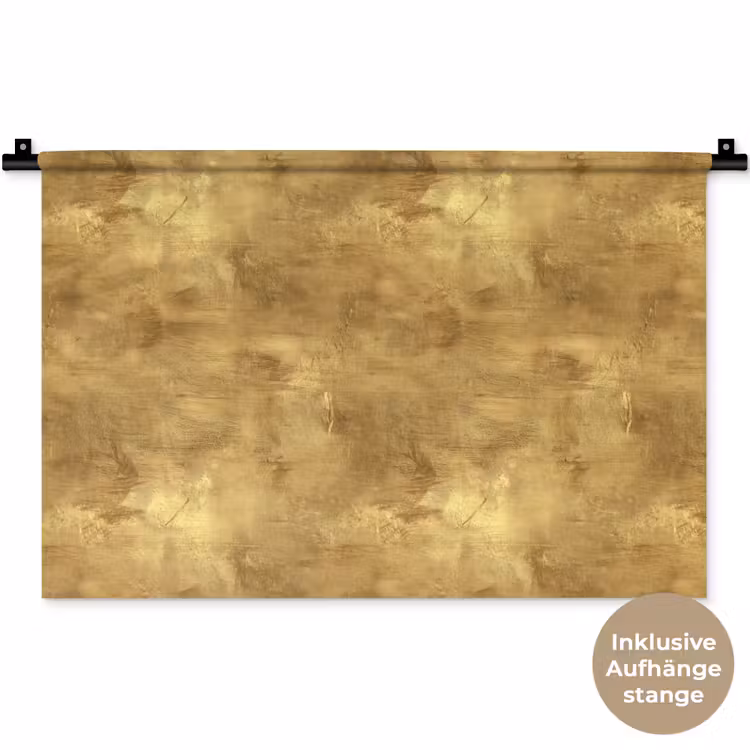 Industrieel - Textuur - Goud Wandkleed katoen klein 269 -t3d_DE