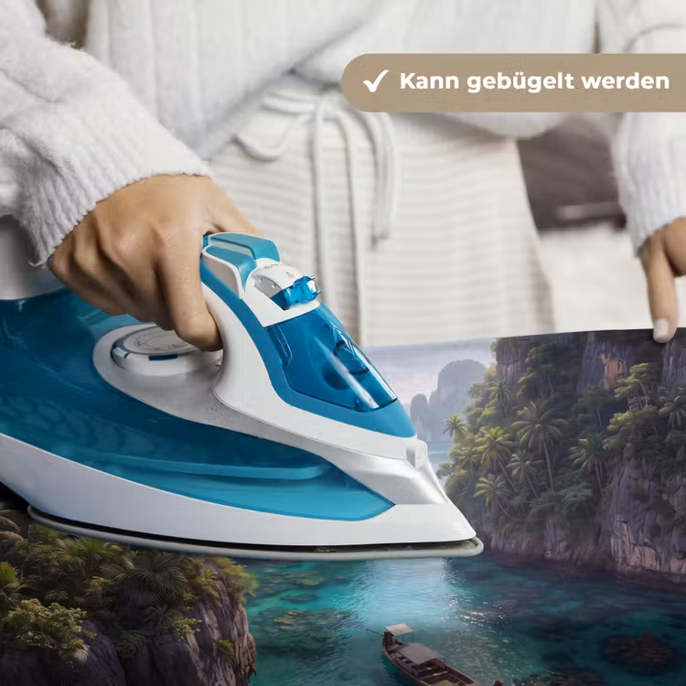 Eiland - Tropisch - Water - Palmbomen - Natuur Wandkleed katoen klein -tsfeer9_DE