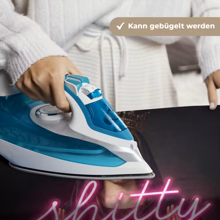 Ironisch - Tekst - Neon Wandkleed katoen klein -tsfeer9_DE