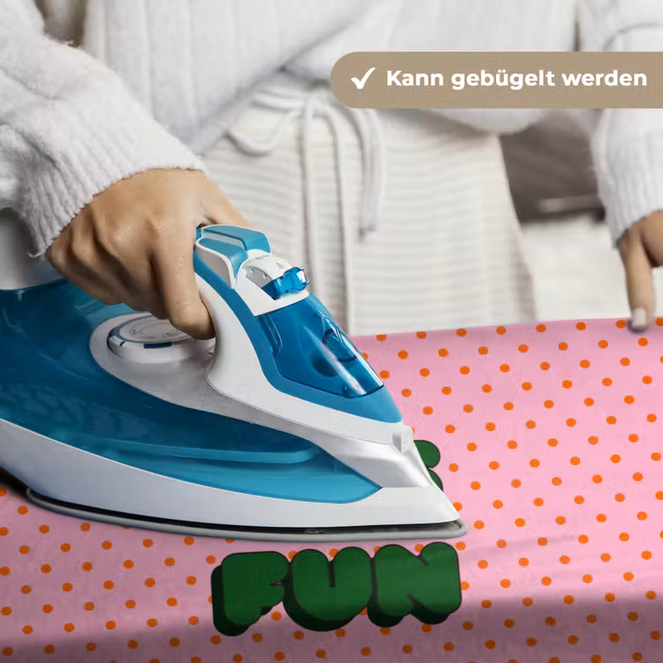 Yes fun - Groen - Roze - Stippen Wandkleed katoen klein -tsfeer9_DE