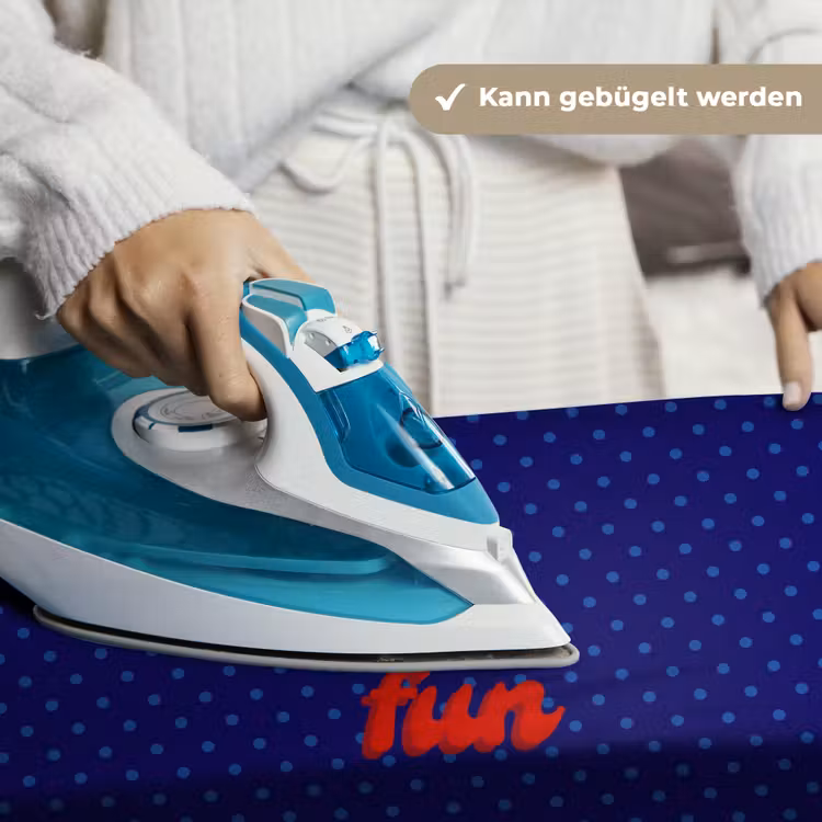 Yes fun - Rood - Blauw - Stippen Wandkleed katoen klein -tsfeer9_DE