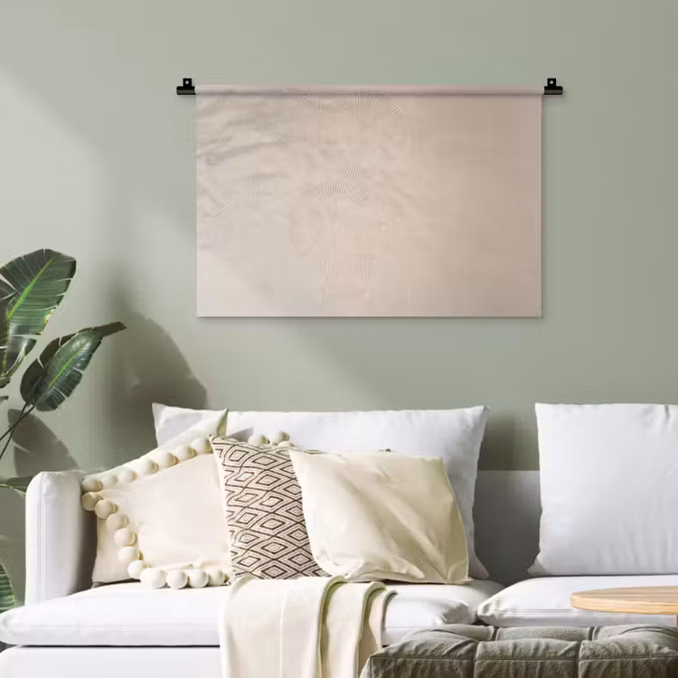 Japandi - Beige - Modern Wandkleed katoen klein -sfeer7