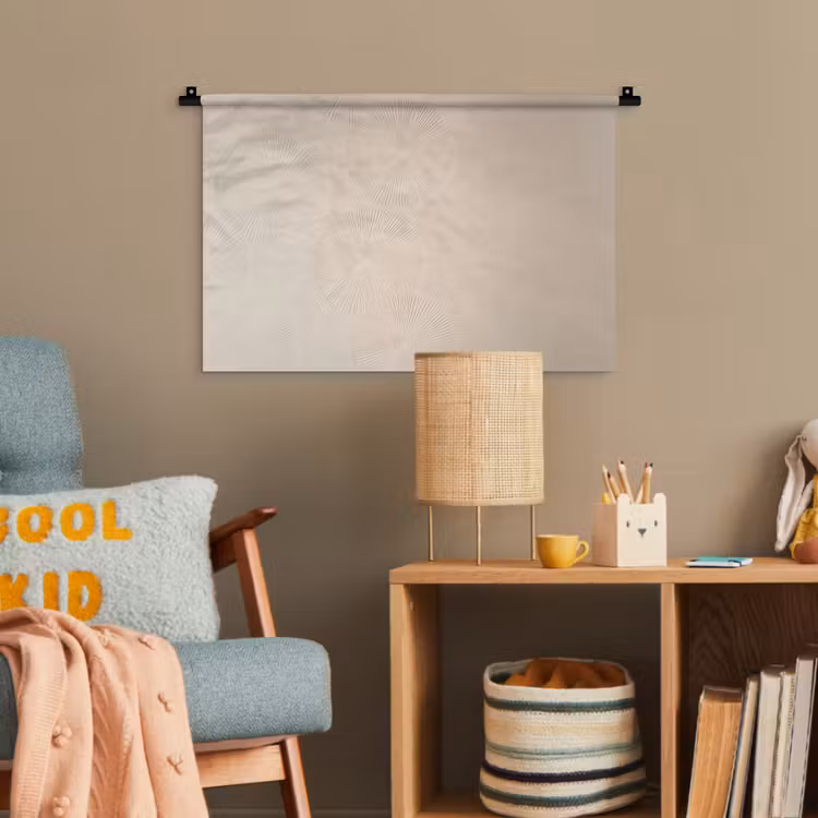 Japandi - Beige - Modern Wandkleed katoen klein -wsfeer4_kind
