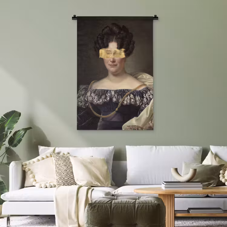 Johanna Henriette Engelen - Dubois Drahonet - Goud Wandkleed katoen klein -sfeer7