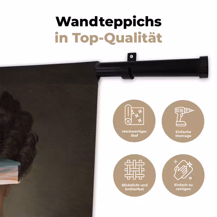 Johanna Henriette Engelen - Dubois Drahonet - Pastel Wandkleed katoen klein -tsfeer2_DE