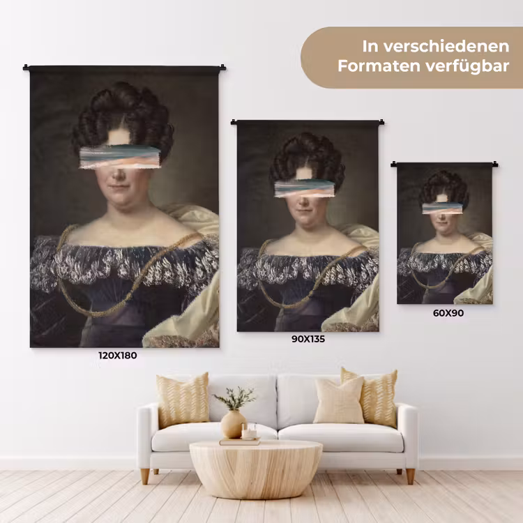 Johanna Henriette Engelen - Dubois Drahonet - Pastel Wandkleed katoen klein -tsfeer8_DE