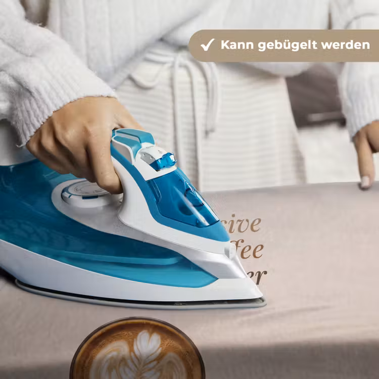 Koffie - Obessive Coffee Disorder - Beige Wandkleed katoen klein -tsfeer9_DE