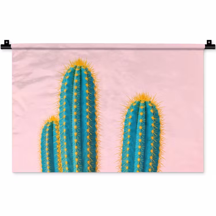 Cactussen - Modern - Pastel Wandkleed katoen klein -zz3d