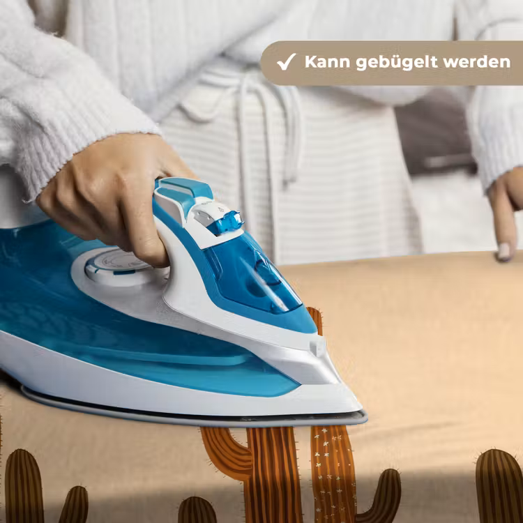 Cactus - Woestijn - Zand - Bruin Wandkleed katoen klein -tsfeer9_DE