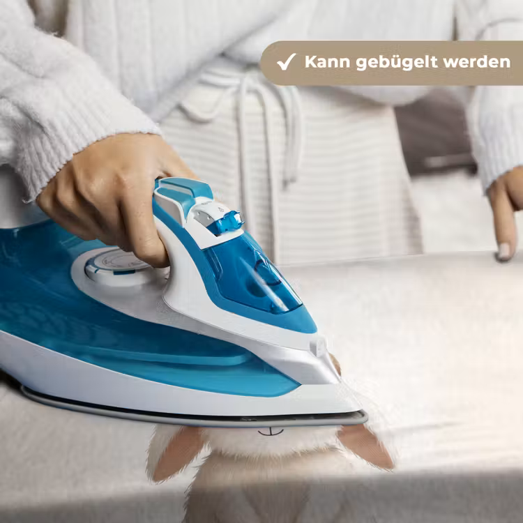Konijn - Muts - Oren - Beige Wandkleed katoen klein -tsfeer9_DE