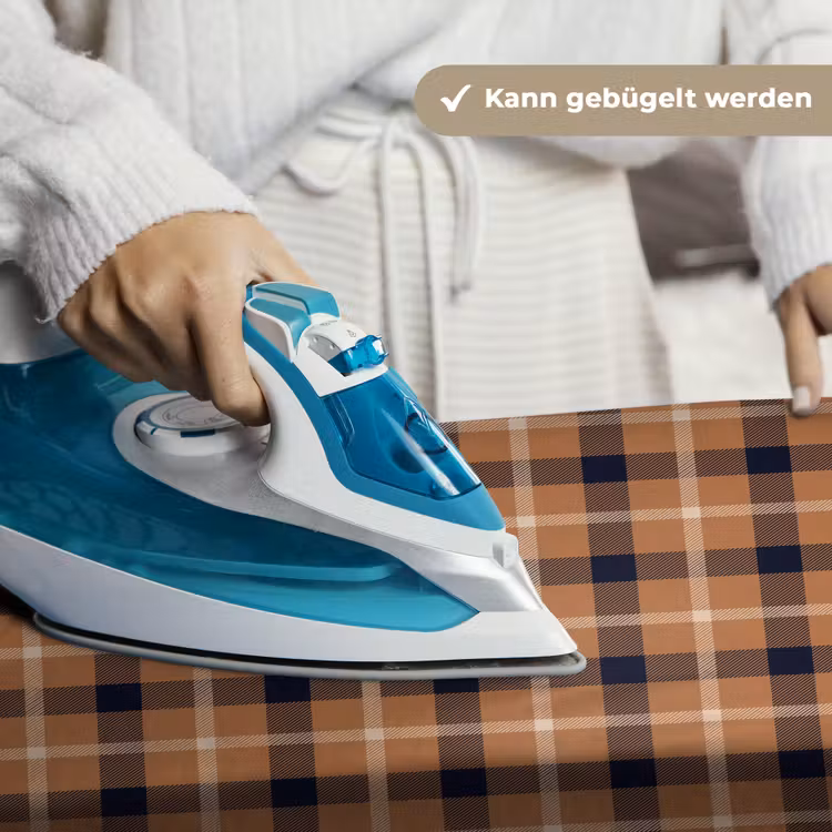Plaid - Patroon - Vierkant - Bruin Wandkleed katoen klein 269 -tsfeer9_DE