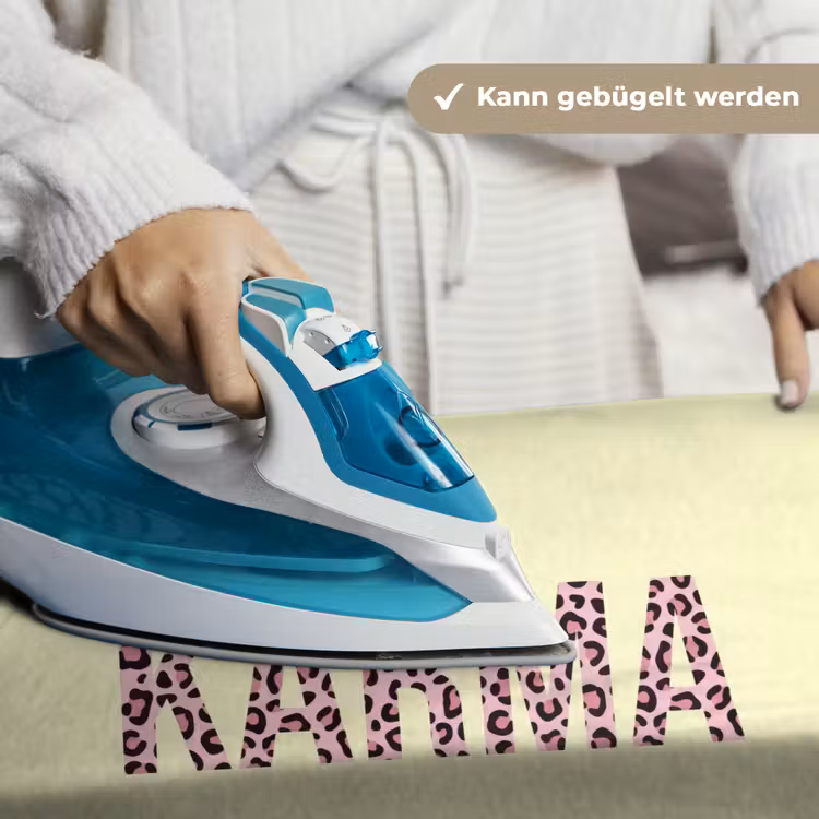 Karma - Luipaardprint - Geel Wandkleed katoen klein -tsfeer9_DE