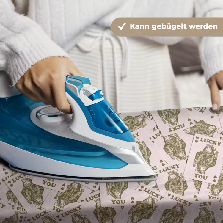 Kaarten - Koningin - Patroon - Groen - Spel Wandkleed katoen klein -tsfeer9_DE