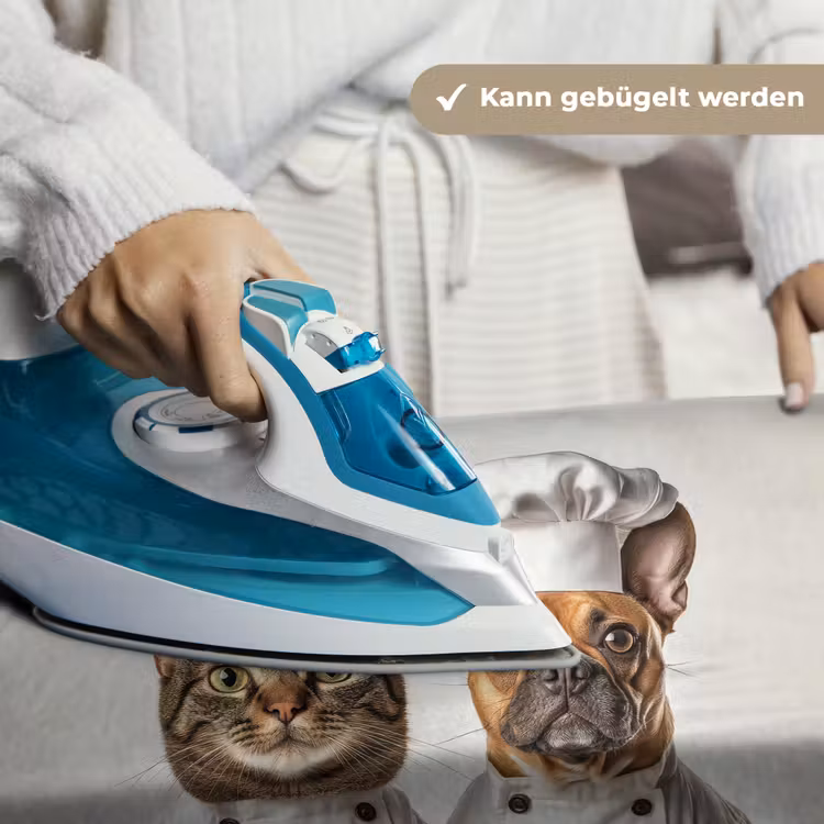 Kat - Hond - Kokskleding Wandkleed katoen klein -tsfeer9_DE