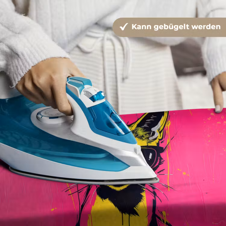 Kat - Art - Zonnebril - Roze Wandkleed katoen klein -tsfeer9_DE