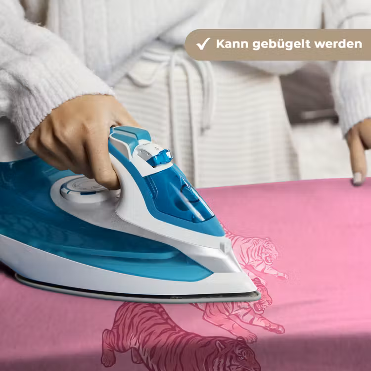 Kat - Springend - Dieren - Roze - Modern Wandkleed katoen klein -tsfeer9_DE