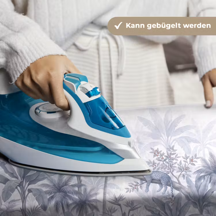 Kat - Tropisch bos - Modern - Grijs Wandkleed katoen klein -tsfeer9_DE