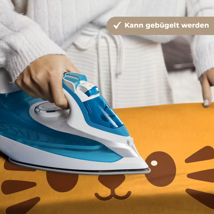 Kat - Simplistisch - Oranje - Vrolijk Wandkleed katoen klein -tsfeer9_DE