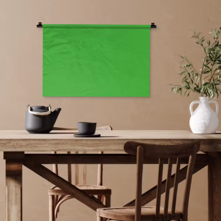Kelly - Green - Groen Wandkleed katoen klein 269 -sfeer6