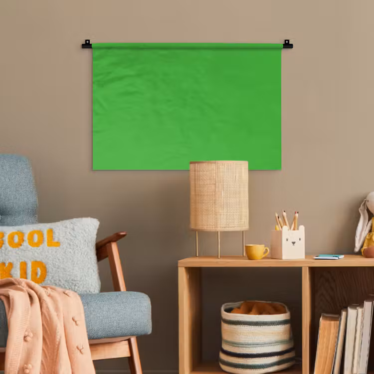 Kelly - Green - Groen Wandkleed katoen klein 269 -wsfeer4_kind