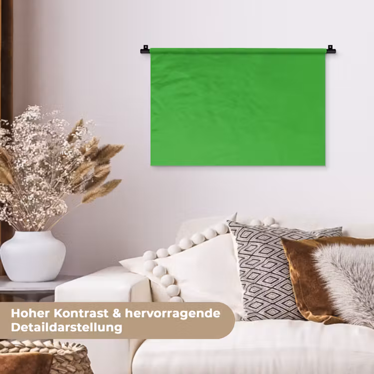 Kelly - Green - Groen Wandkleed katoen klein 269 -tsfeer1_DE
