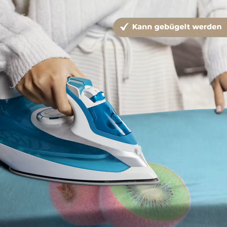 Kiwi - Blauw - Surrealistisch Wandkleed katoen klein -tsfeer9_DE