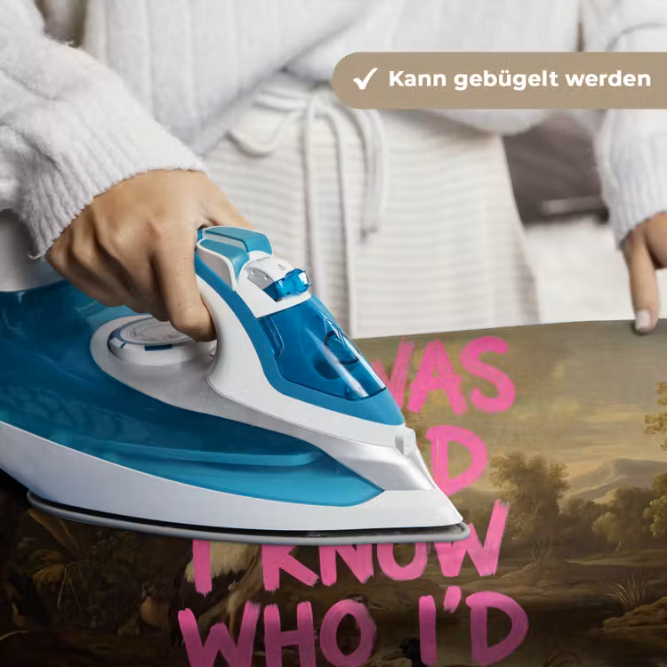 Klassiek - Humor - Roze Wandkleed katoen klein -tsfeer9_DE