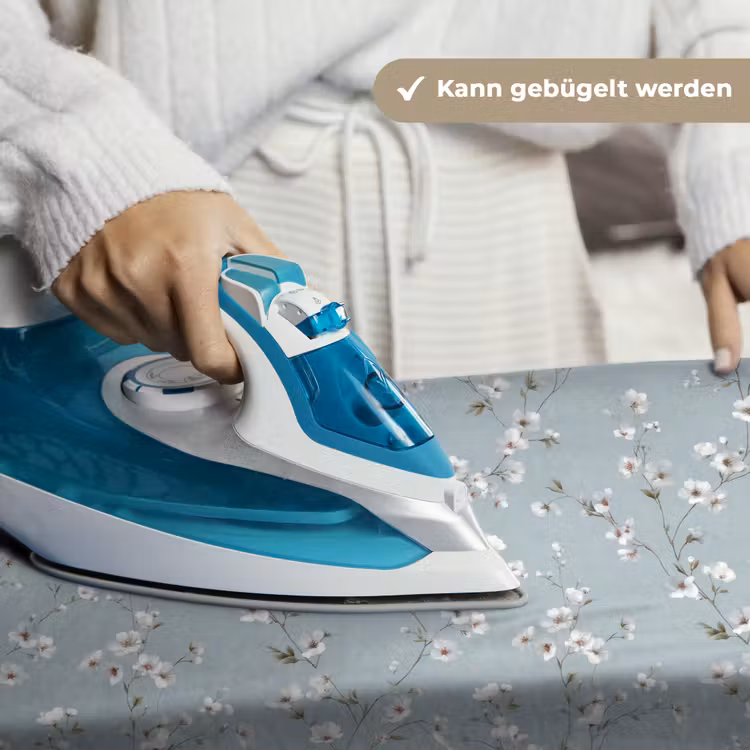 Klassiek - Bloemen - Blauw Wandkleed katoen klein 269 -tsfeer9_DE