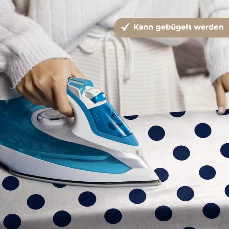 Klassiek - Stippen - Blauw Wandkleed katoen klein 269 -tsfeer9_DE