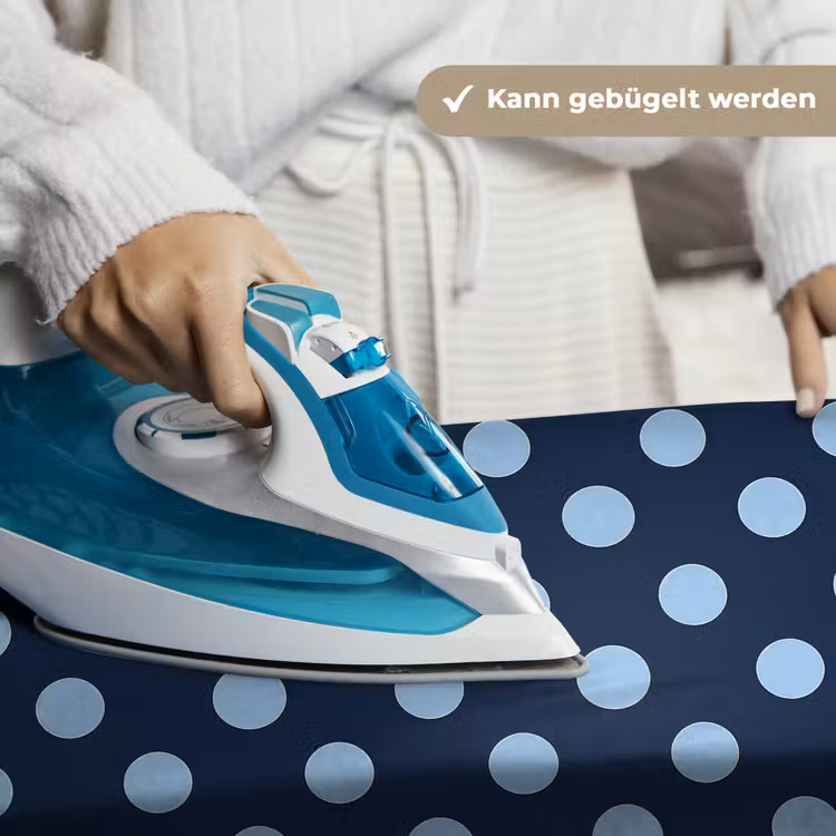 Klassiek - Dots - Blauw Wandkleed katoen klein 269 -tsfeer9_DE